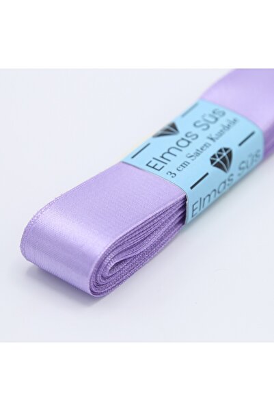 E Elmas Λιλά Σατέν Κορδέλα 3 cm 10 m
