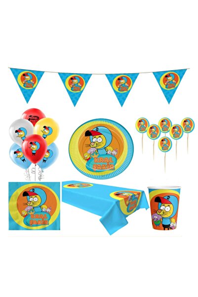 Kikajoy Kral Şakir Konsept Doğum Günü Set