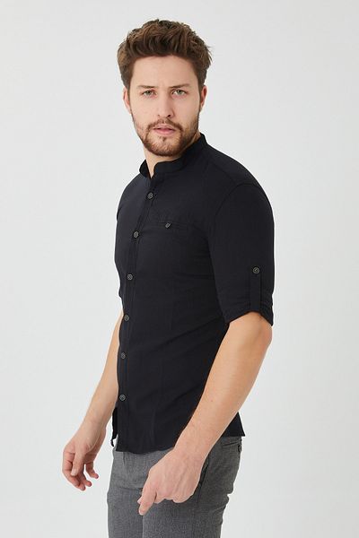 Pietra Paul Men's Black Shirt