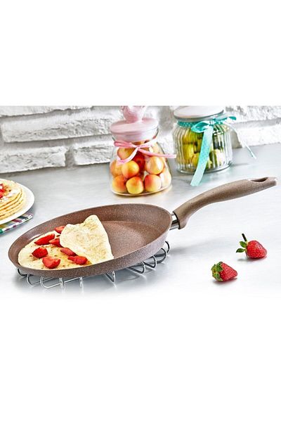 SAFLON Sf5424Gr Granite Line Brown Pancakes Pan 24 cm