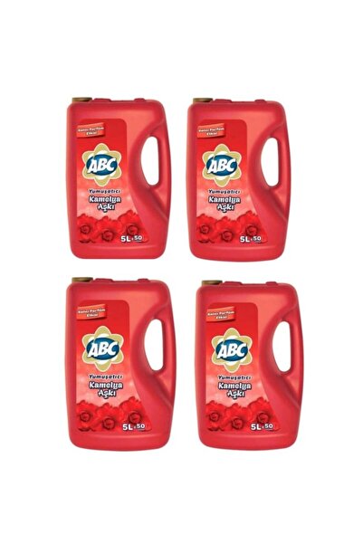 ABC Yumuşatıcı Kamelya Aşkı 5 Litre 50 Yıkama 4 Adet 200 Yıkama