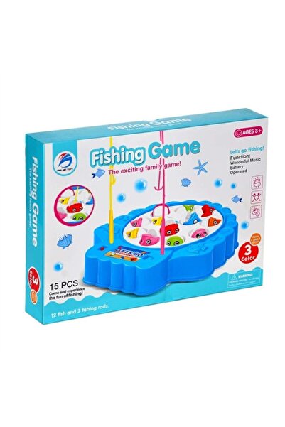 Genel Markalar Can Kutulu Pilli Balık Tutma Oyunu Pembe 8010a