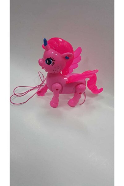EMR Oyuncak Pilli Yürüyen Sesli Hareketli Pembe Pony At