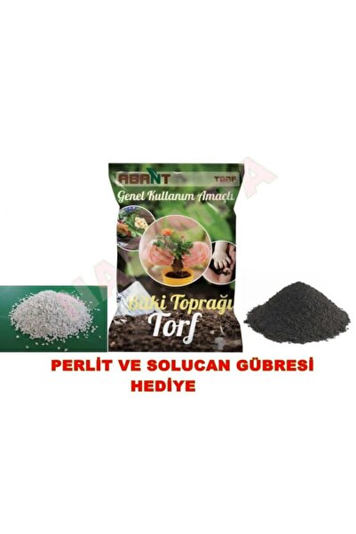 Abant Torf Çiçek Fide Fidan Toprağı 20 Lt-perlit Ve Solucan Gübresi Hediyeli