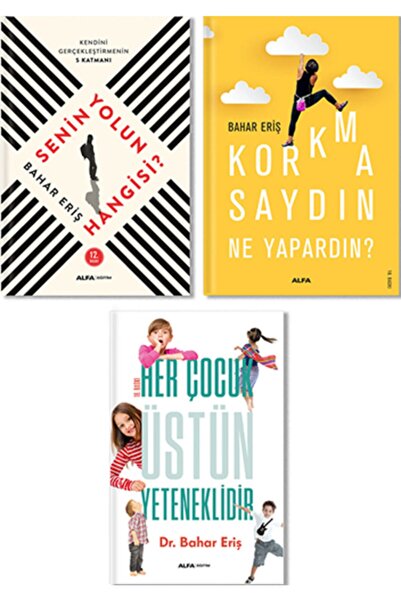 Alfa Yayınları مجموعة Bahar Eriş (بدلة 3 كتب) تدريب تركي 13.5 × 19.5 غلاف ورقي