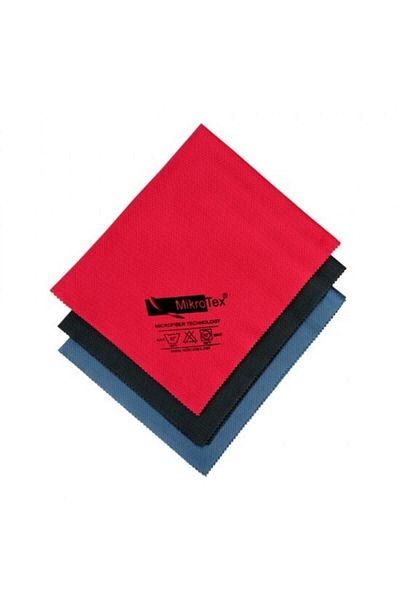 Mikrotex (24 Pieces) Microfiber Glass Cloth and Cleaning Cloth 40x50 CmBlue - Pink - Green