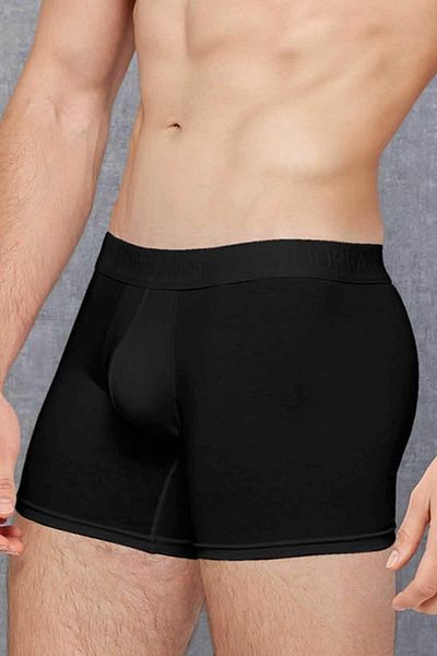 Doreanse Ανδρικό μαύρο Modal Thin Fabric Boxer 1722