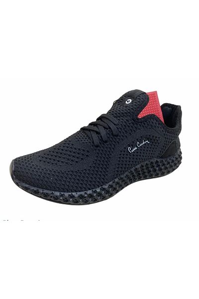 Pierre Cardin Unisex Black Line Center Walking Running Black Sports Shoes