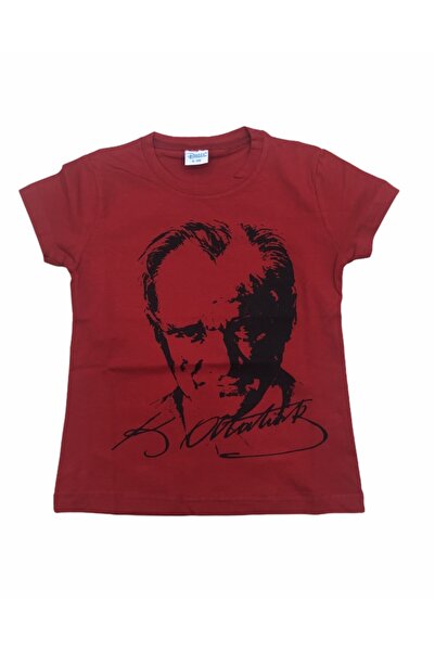 Dıgıl Kids Παιδικό μπλουζάκι με στάμπα Ατατούρκ, χτενισμένο βαμβακερό, στολή ...