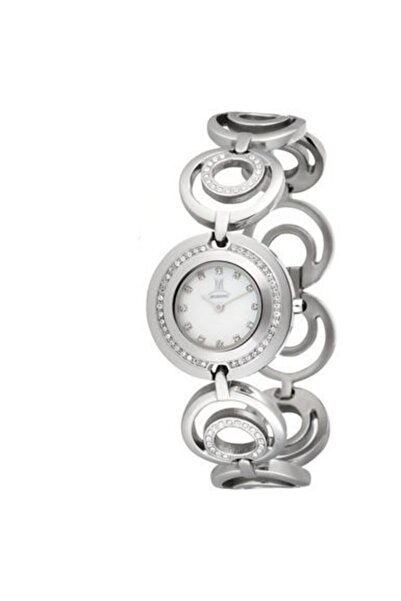 Momentus ساعة فضية نسائية Fj108s-09sd