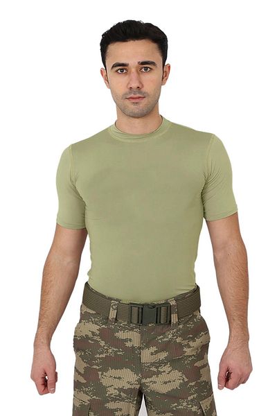 Asker Marketi Ανδρικό κοντομάνικο μπλουζάκι Nano Green Microfiber