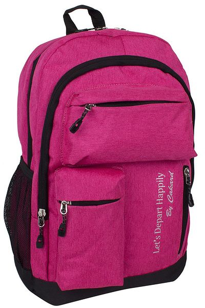 Bagacar 20101 Unisex καθημερινό και σχολικό σακίδιο πλάτης ροζ