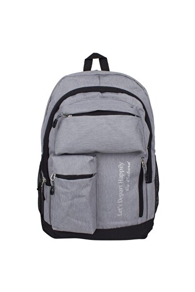 Bagacar 20101 Unisex καθημερινό και σχολικό σακίδιο πλάτης Γκρι