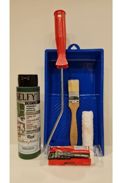 Rich Selfy Decor 500 Cc (750 Gr) Amsterdam Yeşili Kendinden Vernikli Dolap Bo...