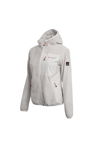 Cresta Γυναικείο εκρού μαλακό μπουφάν Fleece Outdoor