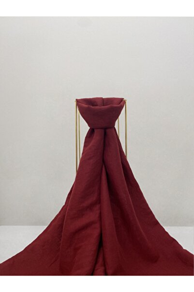 BELİNDA Scarflife Soft Pamuklu Şal Bordo Renk Sls-0000218