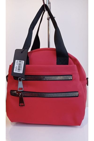 Onix Accessories Kumiss Color Front Two Zipper Detailed Pocket Shoulder and Hand Bag