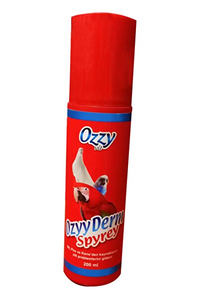 Ozzy Derm Muhabbet Kuşu Ve Papağan Için Bit Pire Kene Spreyi 200ml