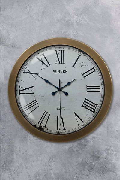 Kasva Concept Gift 36 cm Antique Metal France Wall Clock