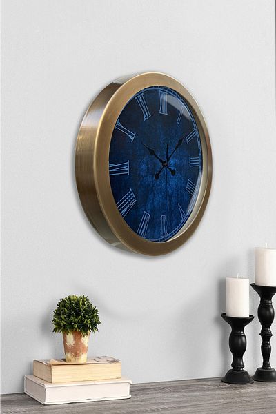 Kasva Concept Gift 36 cm Antique Metal Fantastic Wall Clock