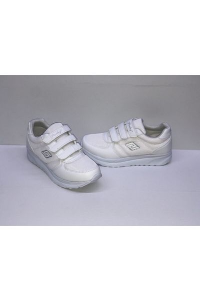 PARLEY White Velcro Sneakers