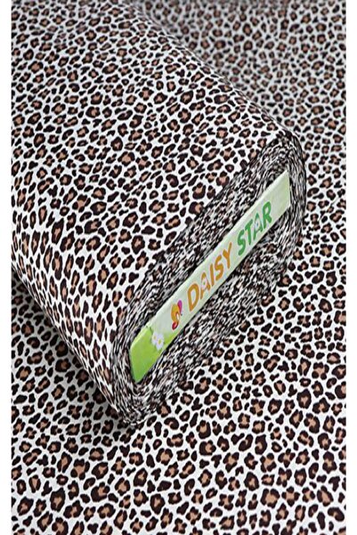 daisy star Leopar 170 Cm Eninde Desen Poplin Kumaş
