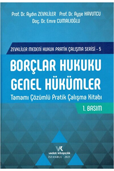Vedat Kitapçılık Borçlar Hukuku Genel Hükümler (tamamı Çözümlü Pratik Çalışma...