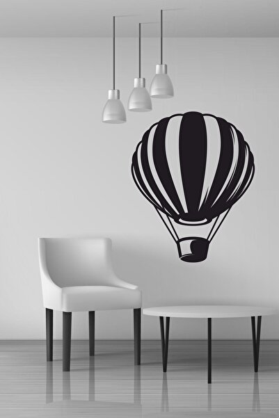 TRC TRAFİK Black Flying Balloon Decorative Sticker 60 cm