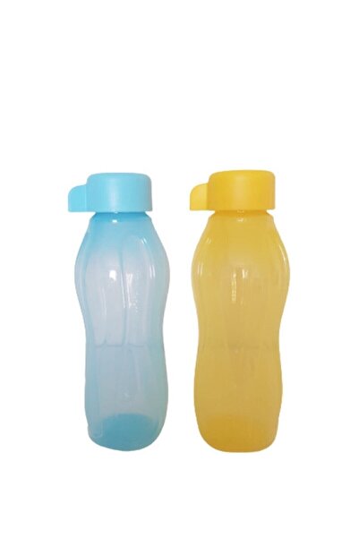Tupperware Children's Bottle Water Bottle 310 Ml Set of 2 Yellow Blue