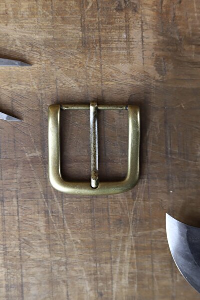 New Coast Leather 1900's Unisex Ham Metal Kemer Tokası