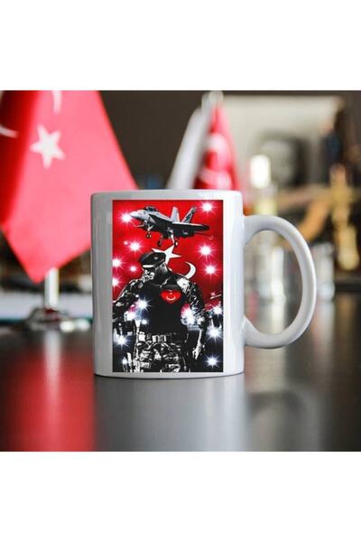 sıradışıhediyem Pöh Mug Cup Jöh Mug Cup Flag Mug Cup