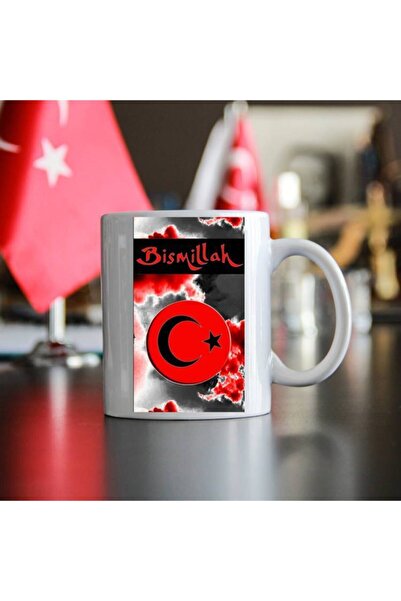 sıradışıhediyem Pöh Mug Cup Jöh Mug Cup Flag Mug Cup