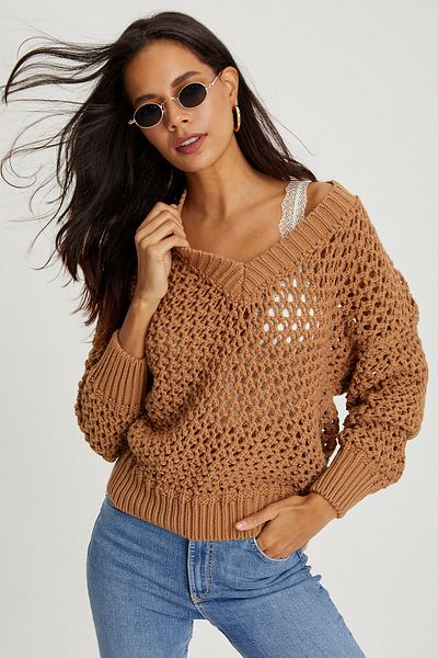 Cool & Sexy Pullover - Braun - Regular Fit