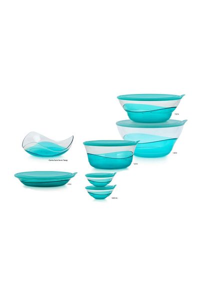 Tupperware Drop Serving and Storage Container Set of 7