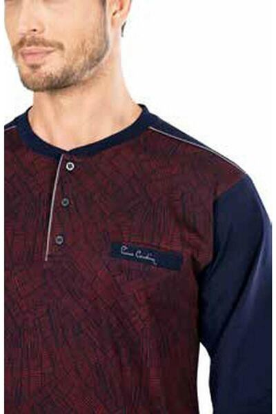 Pierre Cardin 5466 Top de pijama jacquard pentru bărbați
