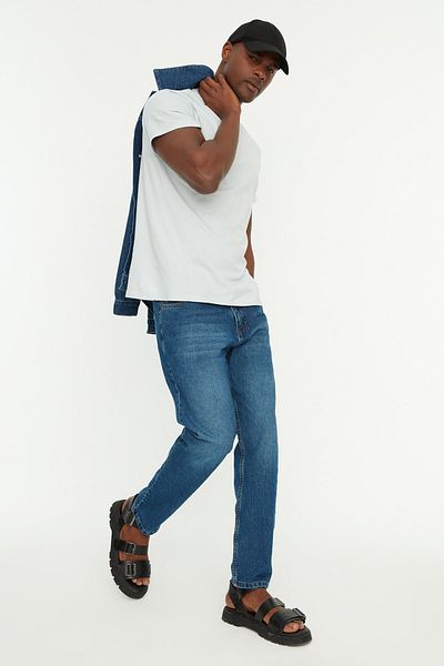 Trendyol Collection Jeans - Navy blue - Straight