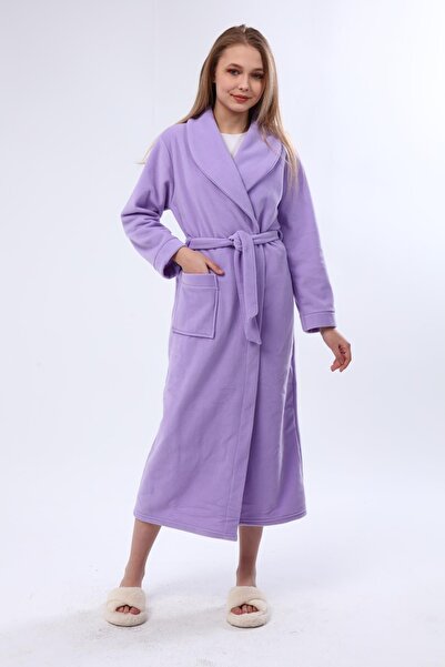 LİKAPA Rochie lungă din lână cu guler șal 226