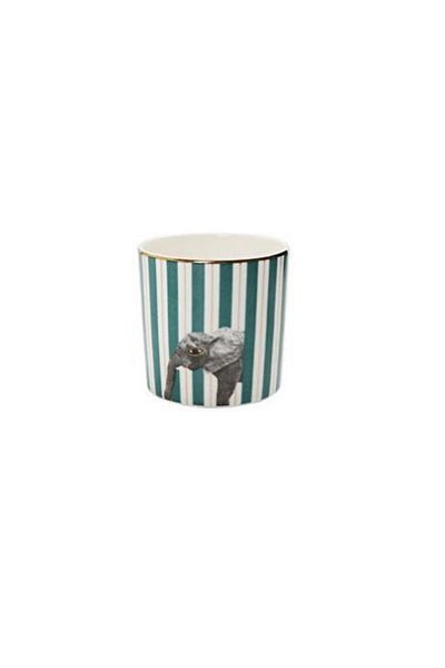 Porland Elephant Patterned Wild Life Series 230cc Porcelain Cup