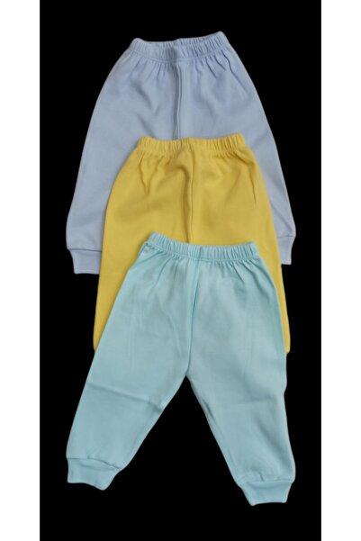 özdemirli bebe Patiksiz Bebek Alt Pijama Ayaksız 3 lü Paket