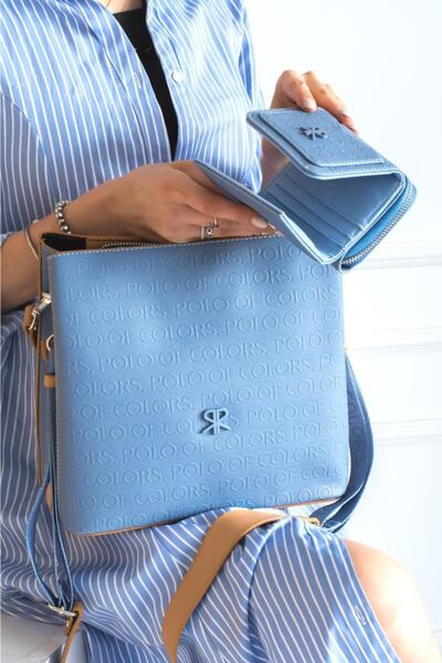 Polo Of Colors Kadın Ayarlanabilir Omuz Ve Kol Çanta Cüzdan Kombini