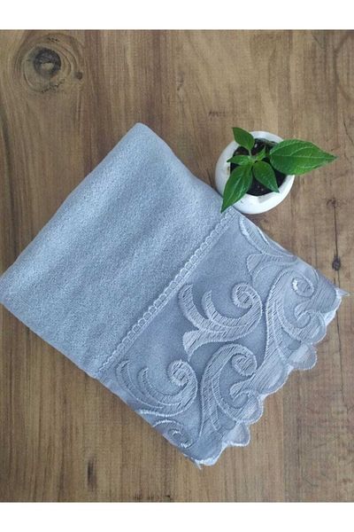 Çeyiz Bahçesi Πετσέτα χεριών Ivy Grey 50&90