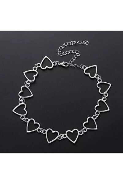 Shopiolog صف من القلب قلادة المختنق المتناثرة الشارع الشهير خمر