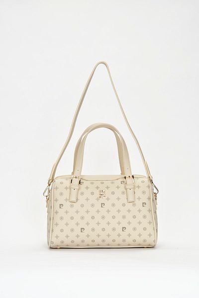 Pierre Cardin Beige Monogram Women's Shoulder Bag 05PO22Y1532