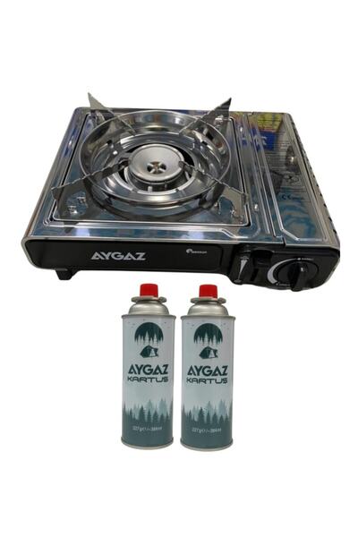 Aygaz Ms-2500 Bs Çantalı Portatif Ocak+227 Kartuş Ikili Set