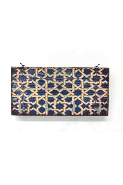 CajuArt Wooden Hanging Mosaic - Decorative, Keychain and Striped