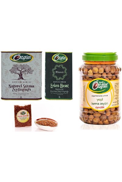 ÖZGÜN ZEYTİN & ZEYTİNYAĞI Zeytin Aşkı Lezzet Üçlüsü Gurme Zeytin Baharatı