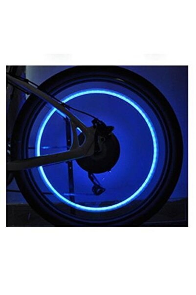 Genel Markalar Hellove Mavi Kuru Kafa Işıklı Bisiklet Sibop Kapağı Jant Sibop Işığı
