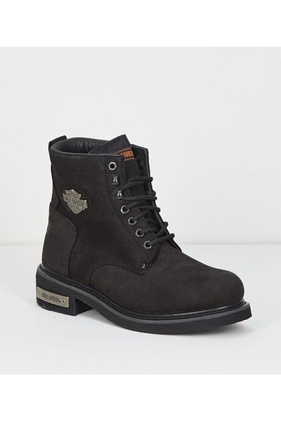 Harley Davidson Ανδρικές μαύρες μπότες Nubuck Harley-davidson Gibson