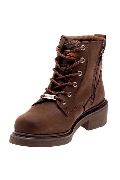 Harley Davidson Jim Women's Brown Nubuck Boots