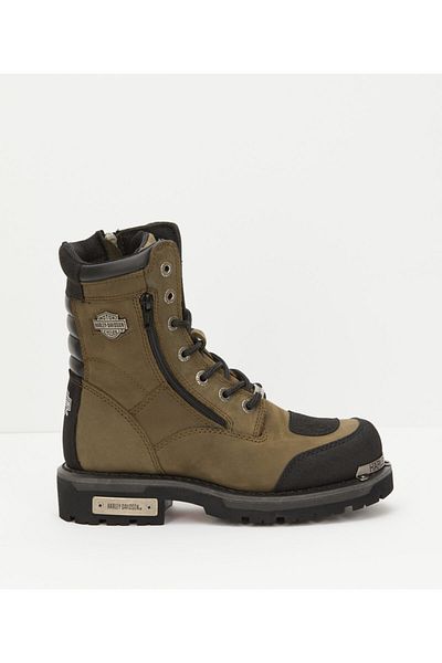 Harley Davidson Harley-Davidson Rıddick Women's Green Nubuck Boots